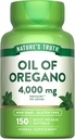 Nature's Truth Oil of Oregano Softgels | 4000 mg | 150 Count | Non-GMO & Gluten Free Herbal Supplement