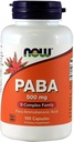 NOW Paba 500mg , 100 κάψουλες (πακέτο των 3)
