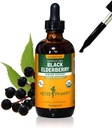 Βότανο Pharm Certified Organic Black Elderberry Liquid Extract για την υποστήριξη ανοσοποιητικού συστήματος, Glycerite χωρίς αλκοόλ, 4 ουγγιά