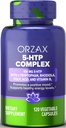 ORZAX 5-HTP 200mg Supplement Capsules with L-Tryptophan, Rhodiola, Vitamin B2, and Folic Acid - Supports Vitality and Inner Peace Supplements 100mg 5HTP Per Serving, 120 Capsules