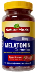 Φύση Made Melatonin 10mg Όνειρο Φράουλα Φυσικές Γεύσεις, 150 Gummies
