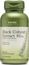 GNC Herbal Plus Black Cohosh Extract 40mg συμπλήρωμα, χορτοφάγοι, Υποστήριξη για την εμμηνόπαυση, 100 εξυπηρετούν