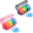 2 Pack Weekly Pill Organizer 7 Ημέρα 2 φορές την ημέρα, Sukuos μεγάλες υποθέσεις ημερήσιων χαπιών για χάπια / Vitamin / Fish Oil / Συμπληρώματα, BPA κουτί δωρεάν χάπια, εύκολο να καθαρίσει