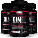 FORCE FACTOR DIM, 3-πακέτο, Χάπια για τη μείωση των οιστρογόνων στους άνδρες, Diindolylmethane συμπλήρωμα με βασικά φυσικά συστατικά και ανώτερη απορρόφηση, Diindolylmethane 300mg, Λειτουργεί γρήγορα, 90 κάψουλες
