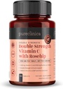 Pureclinica Βιταμίνη C με Rosehip – 2000mg (1000mg VIT C & 1000mg εκχύλισμα Rosehip) x 180 δισκία - 6 Μήνες Προσφορά!