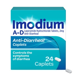 Imodium A- D Diarrhea Relief Capets with Loperamide HCl, Anti- Diarrheal Medicine to Help Control Συμπτώματα Διάρροιας Λόγω οξείας, Διάρροιας Ταξιδιώτη, HSA/ FSA Επιλέξιμη, 24 ct