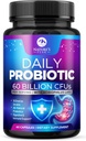 Προβιοτικά 60 Δισεκατομμύρια CFU - 10 Strains + Digestive Enzymes & Prebiotics - Best Probiotic for Women & Men, Supports Immune, Gut Health, Occasional Constipation, Diarrhea, Gas & Bloating - 60 Κάψουλες