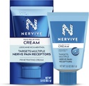 Nervive Pain Relieveing Cream, Max Strength Non-Greasy Topical Pain Reliever με Λιδοκαΐνη και Μέντχολ για δάχτυλα, πόδια, δάχτυλα, χέρια, πόδια & χέρια, 3.0oz
