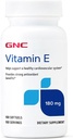 GNC Vitamin E 200mg συμπλήρωμα, υποστηρίζει ένα υγιές καρδιαγγειακό σύστημα, 100 εξυπηρετούν