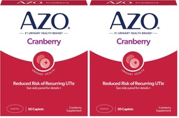AZO Cranberry urinary Tract Health Supplement, 1 Σερβίρισμα: 1 ποτήρι χυμός βατόμουρο, χωρίς ζάχαρη χάπια βατόμουρο, 50 Count (Pack of 2)