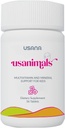 USANA Usanimals Multivitamin for Kids - Daily Chewable Tablets with Vitamins A, C, D, E, B6, B12, Zinc, Iron - Υποστηρίζει την Ανοσοποιητική, Οστική & Εγκεφαλική Υγεία - Βασικά θρεπτικά συστατικά για ηλικίες 2-12 - 56 Tablets
