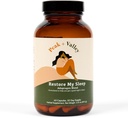 Peak + Valley Natural Sleep Aid for Adults - 60 Capses for Deep Sleep - 3 mg μελατονίνη, L Theanine, Χαμομήλι, Ashwagandha - Φυσικό βοτανικό χάπια ύπνου - Επιπλέον δύναμη ηρεμιστική βοήθεια ύπνου