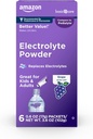   Basic Care Electrolyte Powder Packets for Rehydration for Kids & Adults, Grape Flavor, 6 Count (Pack of 1)