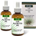 Pure Saw Palmetto Berries Oil 2x30ml Wild & Natural 60-90-day Supply Σε αντίθεση με την αναποτελεσματική σκόνη, υποστηρίζει Prostate υγεία ύπνος καλύτερα μείωση της συχνής ούρησης DHT μπλοκέρ βοήθεια σταματήσει απώλεια μαλλιών