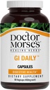 Doctor Morse's GI Daily - Cleanse Gut - Digestive Support - Εντεταλμένη, Συνολική Υποστήριξη Εντέρου - Naturopath Formulated - Marshmallow Root, Slippery Elm Bark, Mullein Leaf - 90 Κάψουλες - 45 ημέρες προσφοράς