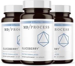 GlucoBerry Maqui Berry Extract με Chromium Picolinate για την υποστήριξη της υγείας του αίματος - με βιοτίνη και Gymnema Sylvestre - Γιατρός Formulated - 30 κάψουλες, 3 συσκευασίες