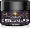 Ajoblanco 600mg Natural Himalayan Organic Shilajit Resin - Himalayan Gold Shilajit Resin with Organic Ayurvedic Blend in High Potency for Energy, Strength & Immunity, Pack of 1
