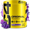 Cellucor C4 Original Preworkout Σκόνη Σταφυλόχαρτο Δωρεάν Προεργασία Ενέργεια για άνδρες & γυναίκες 150mg καφεΐνη + Beta Alanine + Creatine - 30 εξυπηρετήσεις (Packaging May Vary)