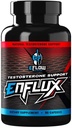 eFlow Nutrition Enflux Natural T Support with KSM-66 Ashwagandha - Συμπλήρωμα για την υποστήριξη Lean Body Mass για τους άνδρες και τις γυναίκες - Φενουgreek, DIM, Longjack & AstraGin - 90 κάψουλες (30 ημέρες προσφοράς)