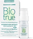 Biotrue Hydration Boost for Contacts, Rehydrating Eye Drops for Dry Eyes, Preservative Free, Refreshes, Lubricates & Moisturizes Lenses, Rewetting Eye Drops, 0.33 FL Oz (Pack of 1)