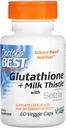 Doctor's Best Glutathione + Milk Thistle, Supports Liver & Antioxidant Activity, Non-GMO, Gluten Free, Soy Free, Vegan 60 Veggie Caps