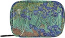 Naanle Irises Van Gogh 7 Day Pill Τσάντα Τσάντα Ταξιδιών Χάπια με Zipper Φορητή Εβδομαδιαία Θήκη Συμπαγές Μέγεθος για τον κάτοχο συμπλήρωμα βιταμίνης