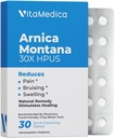Arnica Montana 30X HPUS, Clinical Grade, Quick Dissolve Tablets, Five-Day Recovery Pack for Pain and Bruise Relief After Surgery or Injury, Natural Healing, Gentle on the Stomach - 30 Count