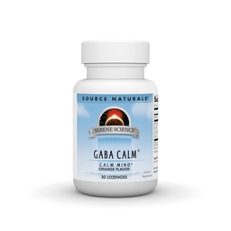 Πηγή Naturals Serene Science GABA, 125 mg, Πορτοκαλί Γεύση * - 30 Lozenges