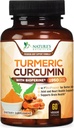 Turmeric Curcumin Supplement 1950mg - 95% Κουρκουμινοειδή με Βιολογικό Turmeric & BioPerine Black Pepper Extract για την Καλύτερη Απορρόφηση, Nature's Vegan Joint Support, Non-GMO, Εμφιαλωμένο στις ΗΠΑ - 60 Κάψουλες
