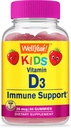 WellYeah Kids Vitamin D3 Gummies - 1000 IU (25 mcg)- Υποστηρίζει τη δύναμη των οστών και την ανοσία - Μη ΓΤΟ, Γλουτένη-ελεύθερο - Φράουλα Γεύση - Συμπλήρωμα διατροφής - 60 εξυπηρετήσεις