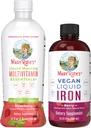 MaryRuth's Liquid Morning Multivitamin (Strawberry) & Iron Liquid (Berry) 