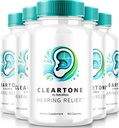 NutraRize (5 Pack) ClearTone εμβοές, Clear Tone χάπια για την ακοή, ClearTone χάπια συμπλήρωμα για τη συνολική υγεία του αυτιού, επίσημες κάψουλες ακουστικής υποστήριξης, ClearTones αναθεώρηση (300 κάψουλες)