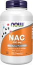 NOW Συμπληρώματα, NAC (N-Acetyl Cysteine) 600 mg με Σελήνιο, 250 κάψουλες Veg