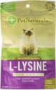 Pet Naturals of Vermont L-Lysine 60 Fun-Shaped Chews for Cats - 2 pack