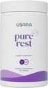 USANA Pure Rest Melatonin Supplement for Sleep Support* – Γρήγορη Δράση – Χωρίς ζάχαρη - 56 δισκία