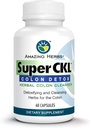 Amazing Herbs Super CKL Colon Detox - All-Natural, Herbal Colon Cleanser, Improves Digestion & Aids in the Removal of Waste - 60 Count