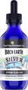 The Food Movement Co. Black Earth Silver 20ppm 4 oz Dropper - Vegan Colloyal Silver Liquid with Humic and Fulvic Acids and Trace Minerals for Digestion, Immune Support, and Whole Body Health
