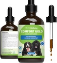 Pet Wellbeing Comfort Gold for Dogs - Υποστηρίζει Canine Physical Comfort, Healthy Circulation, Corydalis, Turmeric - Κτηνιατρικό-Σχηματισμένο συμπλήρωμα βοτάνων 4 oz (118 ml)