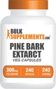 BulkSupplements.com Κάψουλες Εκχύλισμα Κουκουναριού - Συμπλήρωμα Αντιοξειδωτικών, Κουκούτσι 300mg - Χωρίς γλουτένη, 1 Κάψουλα ανά Σερβίρισμα, 240 Count (Pack of 1)