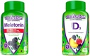 Vitafusion Extra Strength Μελατονίνη Gummy Βιταμίνες, 5mg, 120 ct Gummies & Βιταμίνη D3 Gummy Βιταμίνες για την υποστήριξη των οστών και του ανοσοποιητικού συστήματος