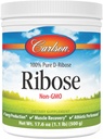 Carlson - Ribose, 100% καθαρό D-Ribose, μη-GMO, Παραγωγή Ενέργειας, Ανάκτηση μυών & Αθλητική Απόδοση, 17,6 oz (500 g)