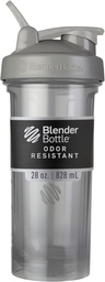 BlenderBottle Shaker μπουκάλι Pro Series Ιδανικό για πρωτεϊνικές ανακινήσεις και προ προπόνηση, 28-Ounce, Smoke Grey