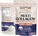 Collagen Multi Collagen Powder for Women w/Types I, II, III, V & X - Keto Friendly, Hydrolyzed Collagen Peptides Powder Blend w/Biotin & Vitamin C, 41 Servings