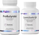 Tesseract Gut & Immune Support Bundle – ProButyrate 600mg & QuerciSorb Quercetin 400mg, 120 + 90 Capsules, Hypoallergenic, Gastrointestinal & Immune Health
