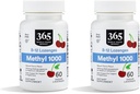 Ολόκληρη αγορά τροφίμων, Methyl B-12 Lozenges 1000mcg, Cherry Flavor, 60 ct (πακέτο του 2)