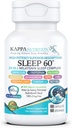 KAPPA NUTRITION Sleep 60, Sleep Aid, 60mg μελατονίνης, 60-ημέρες προσφοράς, μη-Habit που αποτελούν κάψουλες Vegan φυσικά συστατικά για την εύκολη ώρα ύπνου, συμπλήρωμα βοτάνων, ρίζα βαλεριάνας, χαμομήλι μη-GMO