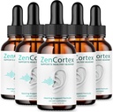 (5 Pack) Zencortex για Εμβοές Relief - Επίσημη Formula - Zencortex σταγόνες για τα αυτιά, Zen Cortex 24 εμβοές σταγόνες υγρό συμπλήρωμα Κριτικές, Zen Cortex ακουστική υποστήριξη Formula, Zencortex στοματικό (10oz)