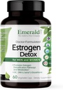 EMERALD LABS Estrogen Detox - Υποστηρίζει ισορροπία ορμονών για γυναίκες και άνδρες* - Περιλαμβάνει I3C, DIM & Setria L-Glutathione - Vegan, Gluten-free - 60 κάψουλες λαχανικών (30-Ημέρα προσφοράς)