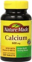 Nature Made Calcium 600 mg με βιταμίνη D3 για την ανοσοποιητική υποστήριξη, δισκία, 60 Count, βοηθά στην υποστήριξη της Οστικής Δύναμης (πακέτο των 3)