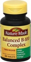Nature Made Balanced Vitamin B- 100 Complex Tablets 60 ea (πακέτο των 5)